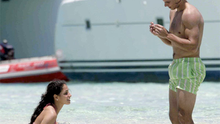 Rafael Nadal Puts The Wind Into His Girlfriend's Sails